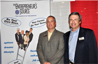 Enterpreneurs Source Booth with Scott and John