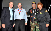 Les McCurdy with Veterans of the Year