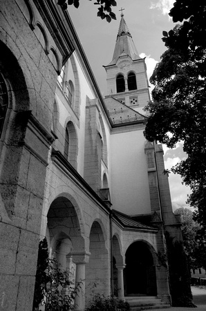 BW_316_Austria Innsbruck_The Entrance to the Steeple_BW
