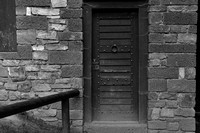 BW_208_Germany Saalburg_The Old Castle Door_BW