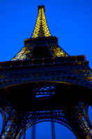 130_France Paris_The Eiffel Tower and Blue Sky