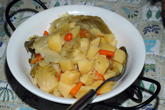 Cabbage and Potatoes mmmm