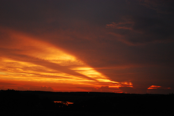 Sunset Over Bird Lake in Dade City 05_23_09