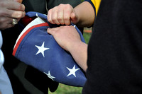 Flag Folding Young Hands