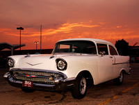 57 Chevy at Sunset