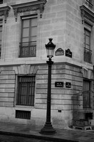 BW_101_France Paris_At the Corner of Rue De L' Universite' and Rue Aristide Briand
