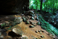 Rock pathway