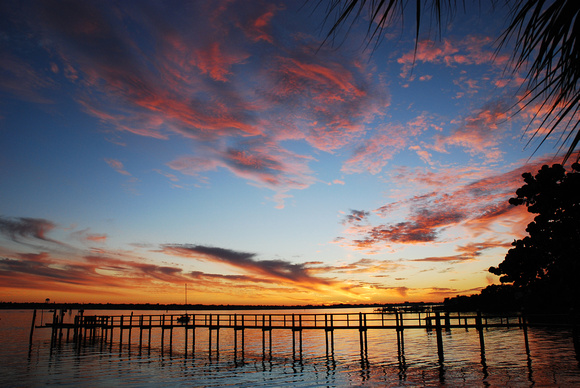 Sunset on the Manatee River_1_24_09